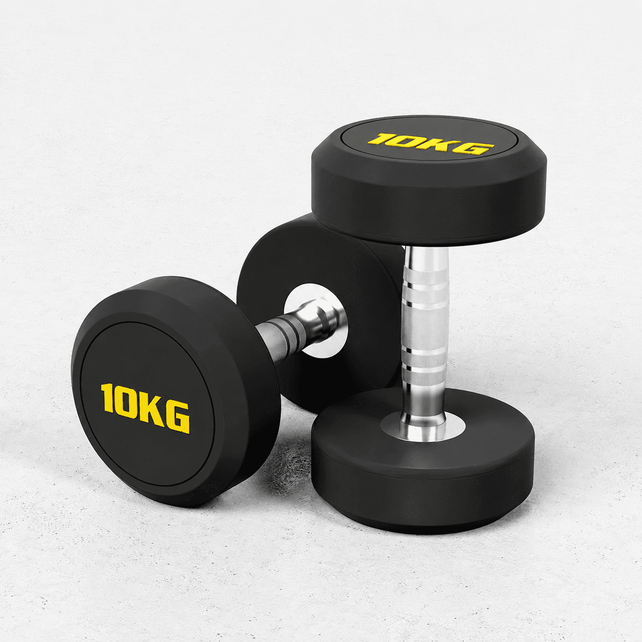 Pro-Style Rubber Dumbbell
